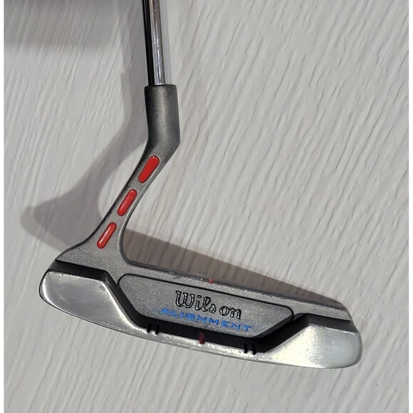 Wilson Alignment RH Putter 35.25” Steel Shaft New Pistol 2.0 Grip Custom - Picture 2 of 16